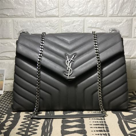 ysl bag white silver|ysl shoulder bag black.